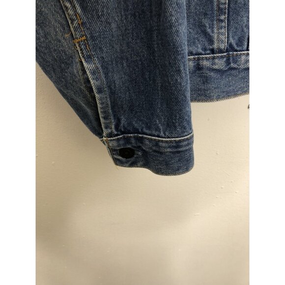 Vintage Levi Strauss Men's 40 Reg Blue Denim Jean Jacket Trucker 90s Canada EUC - Picture 5 of 9